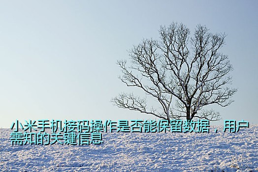 小米手机接码操作是否能保留数据，用户需知的关键信息