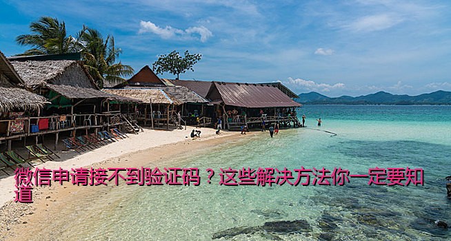 微信申请接不到验证码？这些解决方法你一定要知道