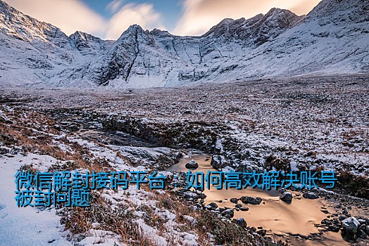 微信解封接码平台：如何高效解决账号被封问题
