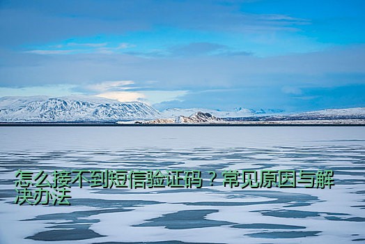 怎么接不到短信验证码？常见原因与解决办法