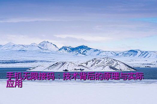 手机无限接码：技术背后的原理与实际应用