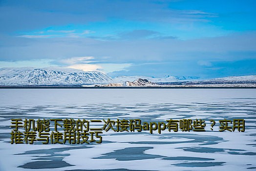 手机能下载的二次接码app有哪些？实用推荐与使用技巧