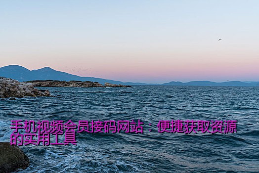 手机视频会员接码网站：便捷获取资源的实用工具