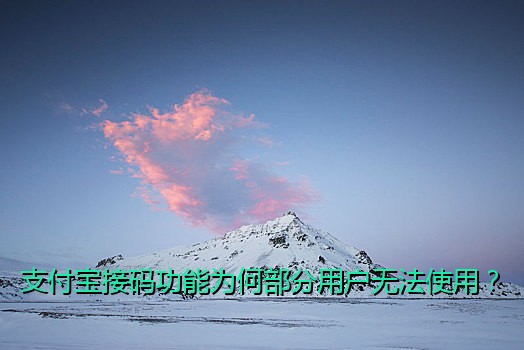 支付宝接码功能为何部分用户无法使用？