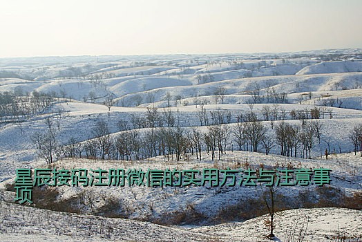 星辰接码注册微信的实用方法与注意事项