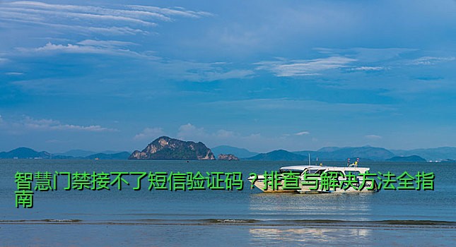智慧门禁接不了短信验证码？排查与解决方法全指南