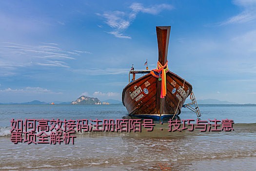 如何高效接码注册陌陌号：技巧与注意事项全解析