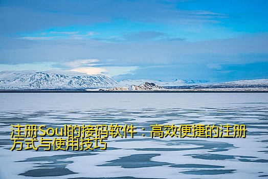 注册Soul的接码软件：高效便捷的注册方式与使用技巧