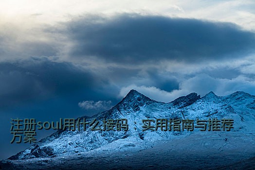 注册soul用什么接码：实用指南与推荐方案