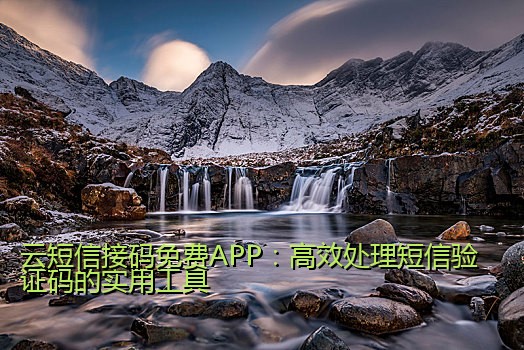 云短信接码免费APP：高效处理短信验证码的实用工具