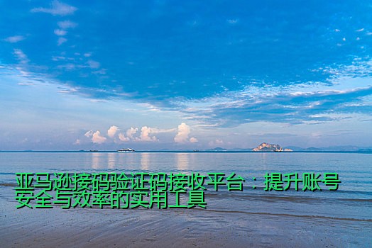 亚马逊接码验证码接收平台：提升账号安全与效率的实用工具
