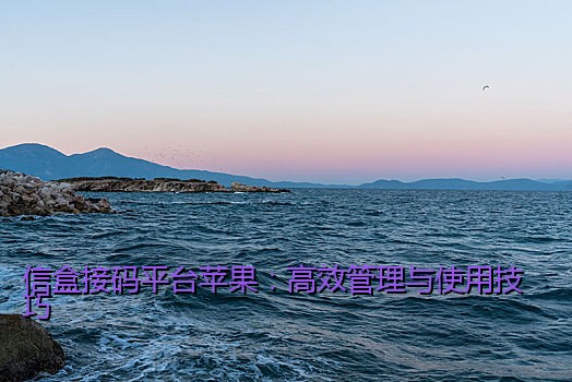 信盒接码平台苹果：高效管理与使用技巧