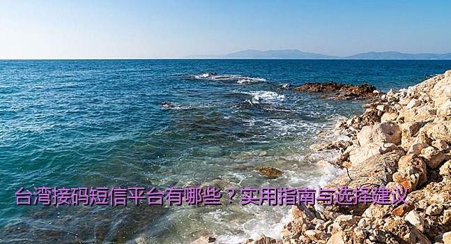 台湾接码短信平台有哪些？实用指南与选择建议