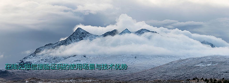 在线云短信接验证码的使用场景与技术优势